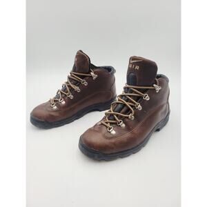 Vtg 1999 Nike AIR MINARETTE Acg Hiking Boots Brown Leather Women's 8.5